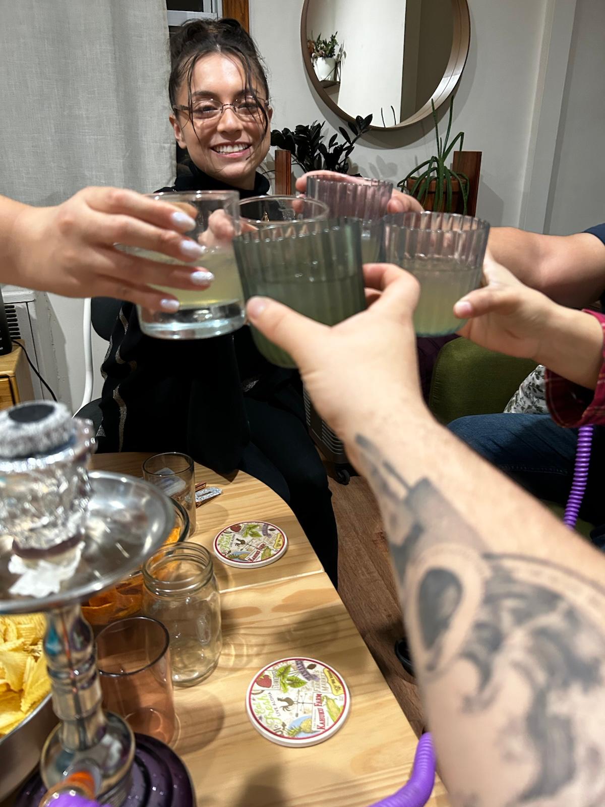 Cocktail presentation by Mess Beverages